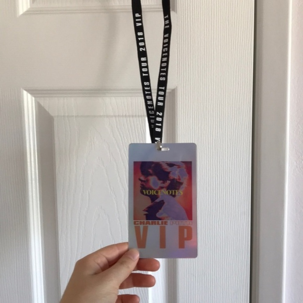 Charlie Puth VIP Lanyard